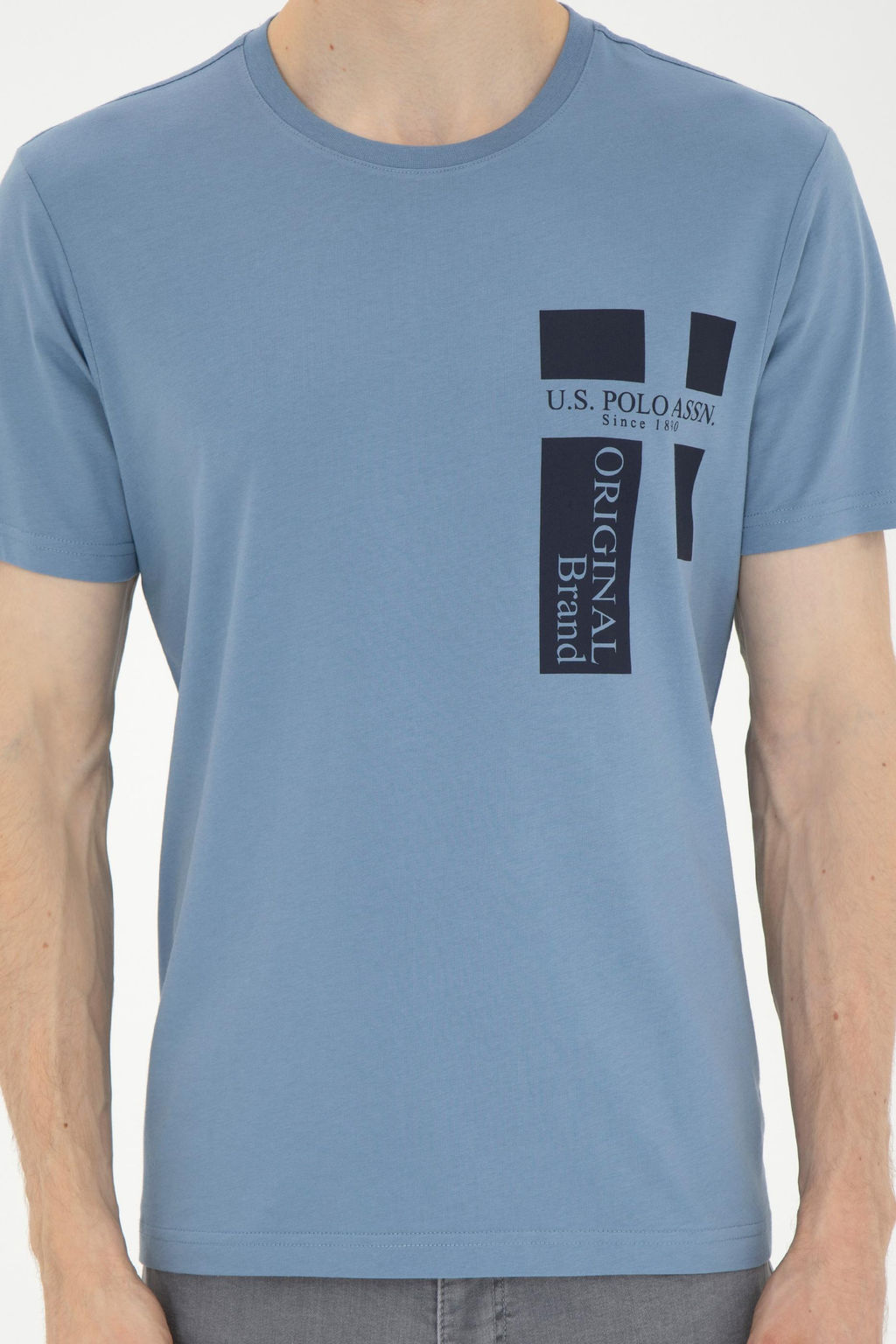 Мужская футболка цвета индиго - U.s. polo assn фото 13