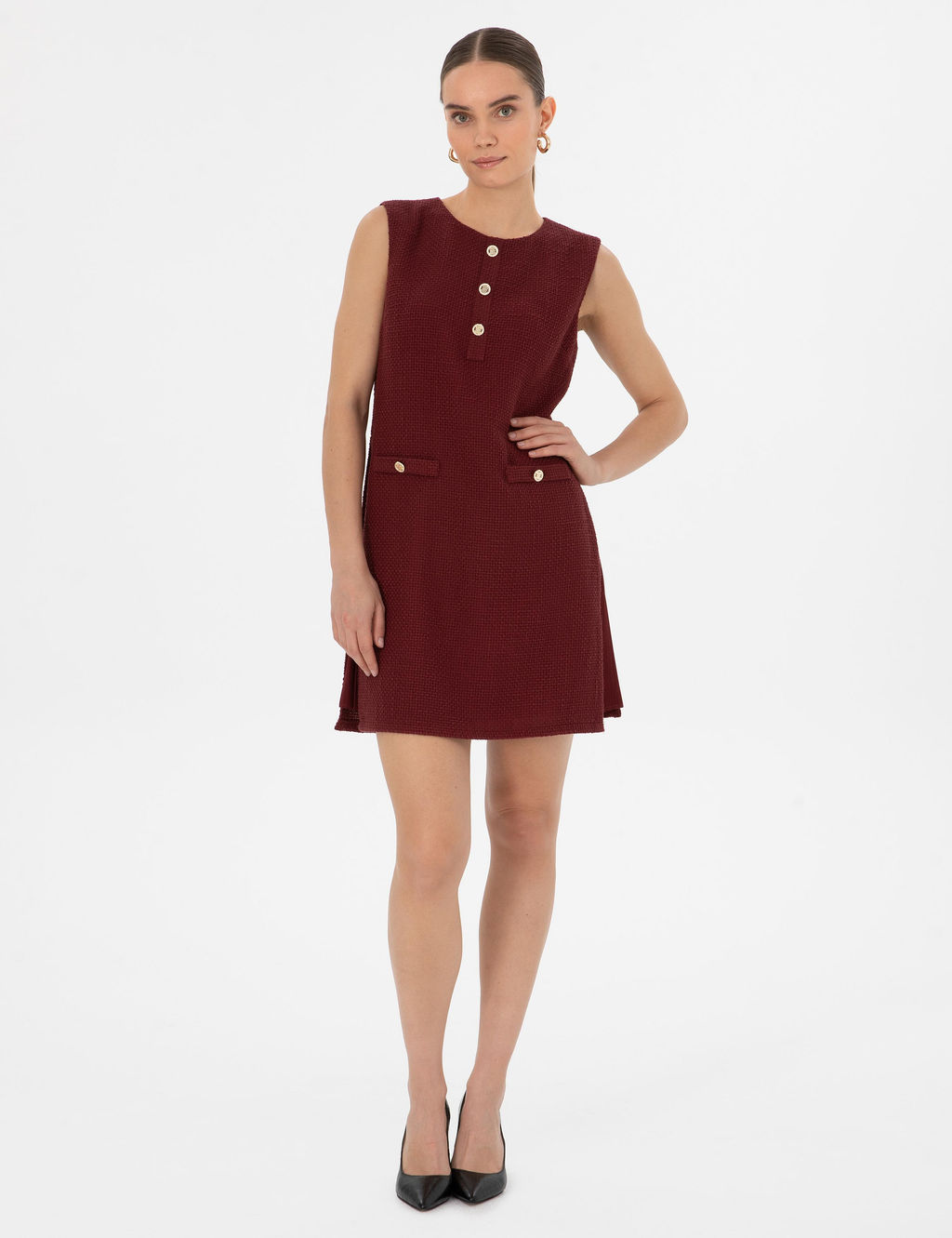Vi_ne A Kesim Dokuma Elbise - Pierre cardin фото 3