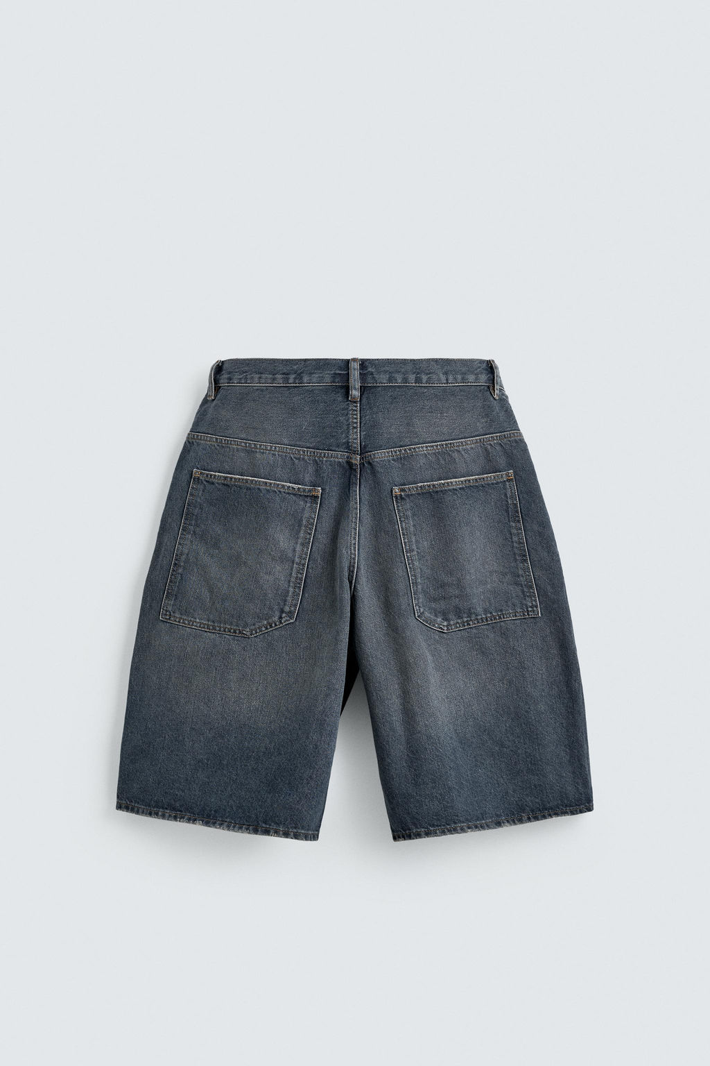 BERMUDA DENIM BAGGY FIT / Azul