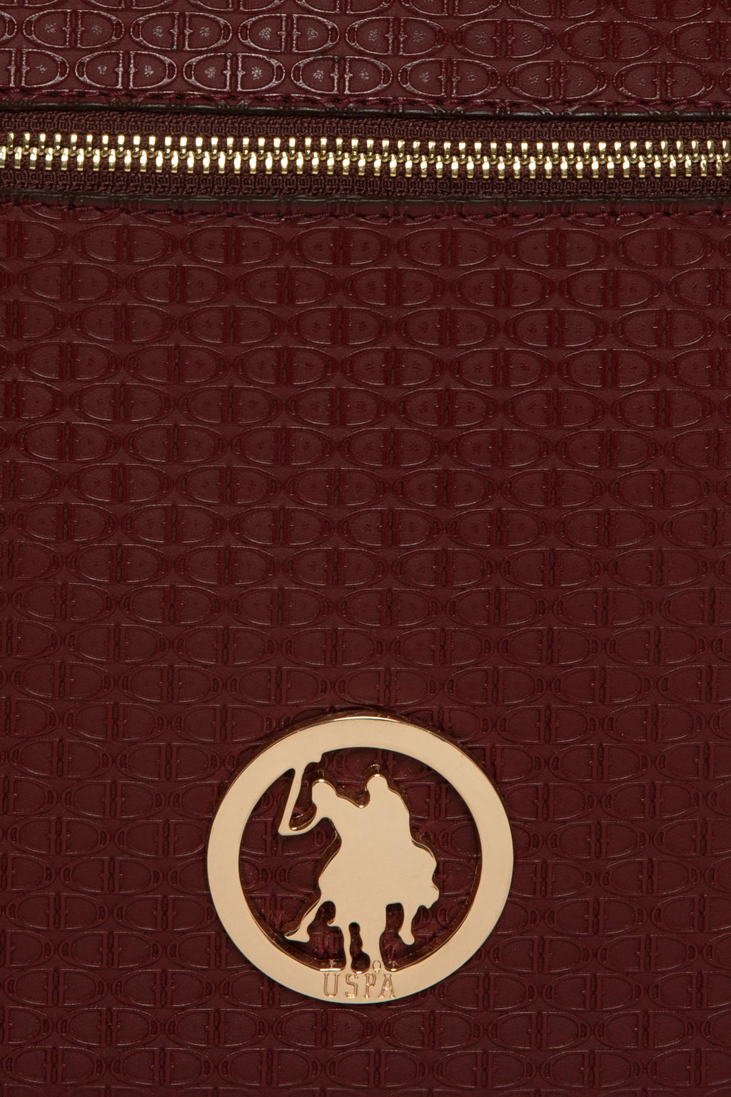 U. S. Polo Assn Женская бордовая сумка через плечо - U.s. polo assn фото 7