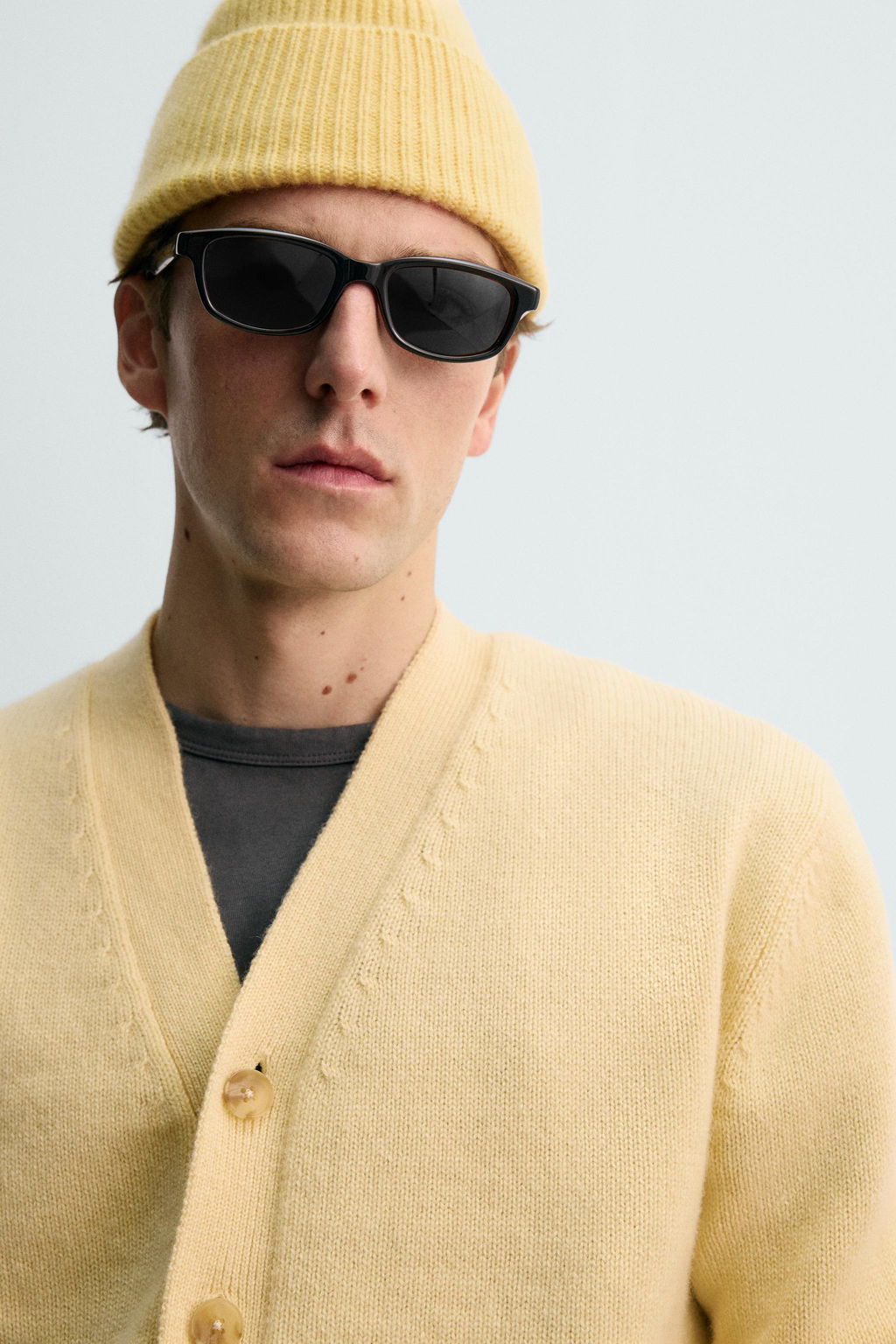 AARON LEVINE X ZARA 100% CASHMERE BEANIE фото 6