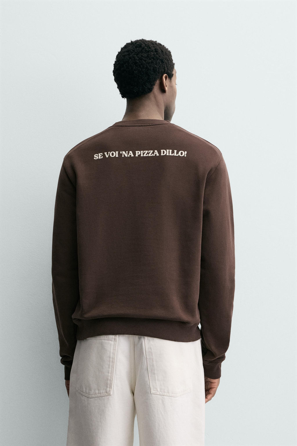 PIZZERIA LA MONTECARLO PRINTED SWEATSHIRT - Zara фото 3