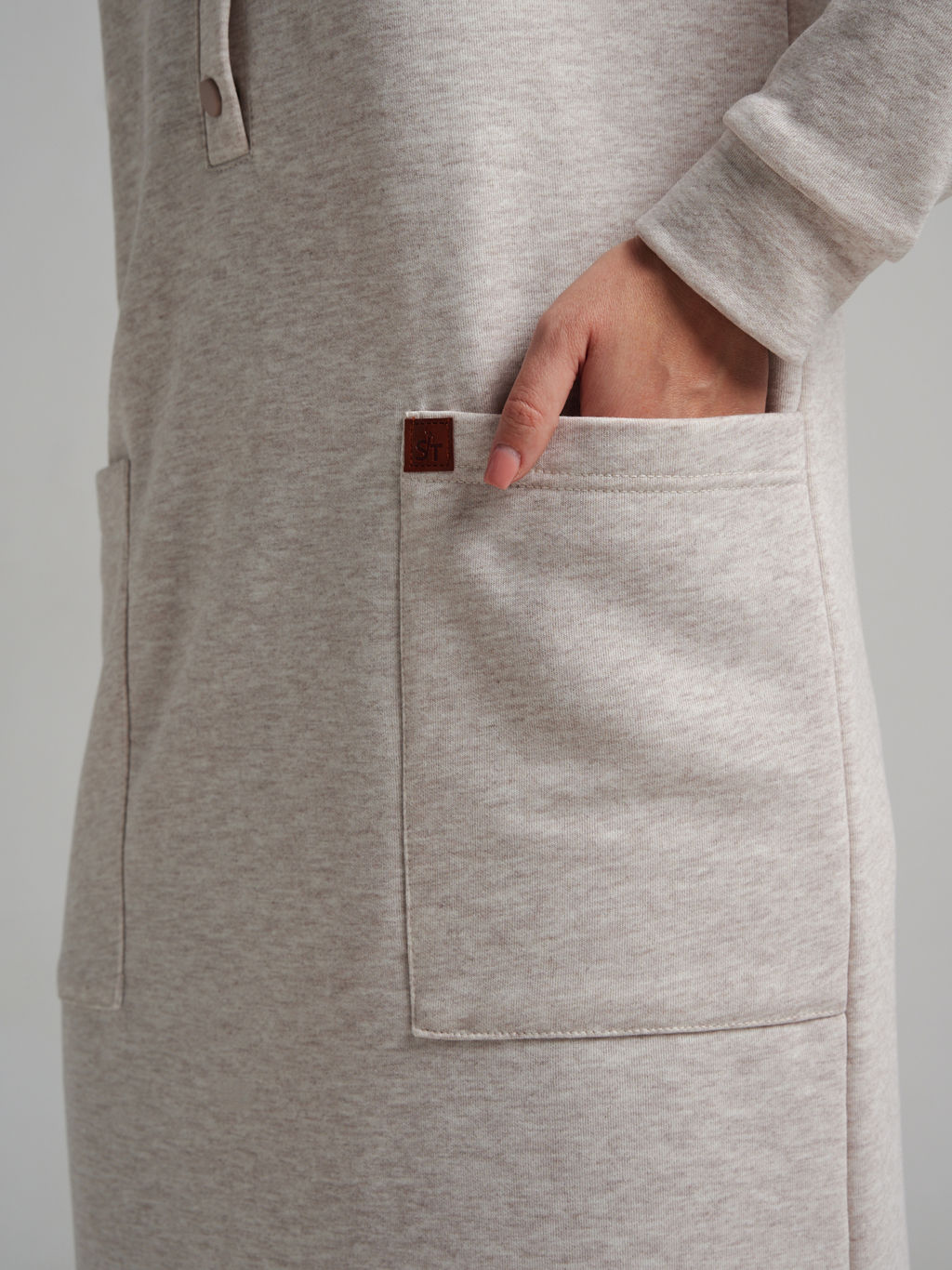 978 Платье "Меланж/капучино"