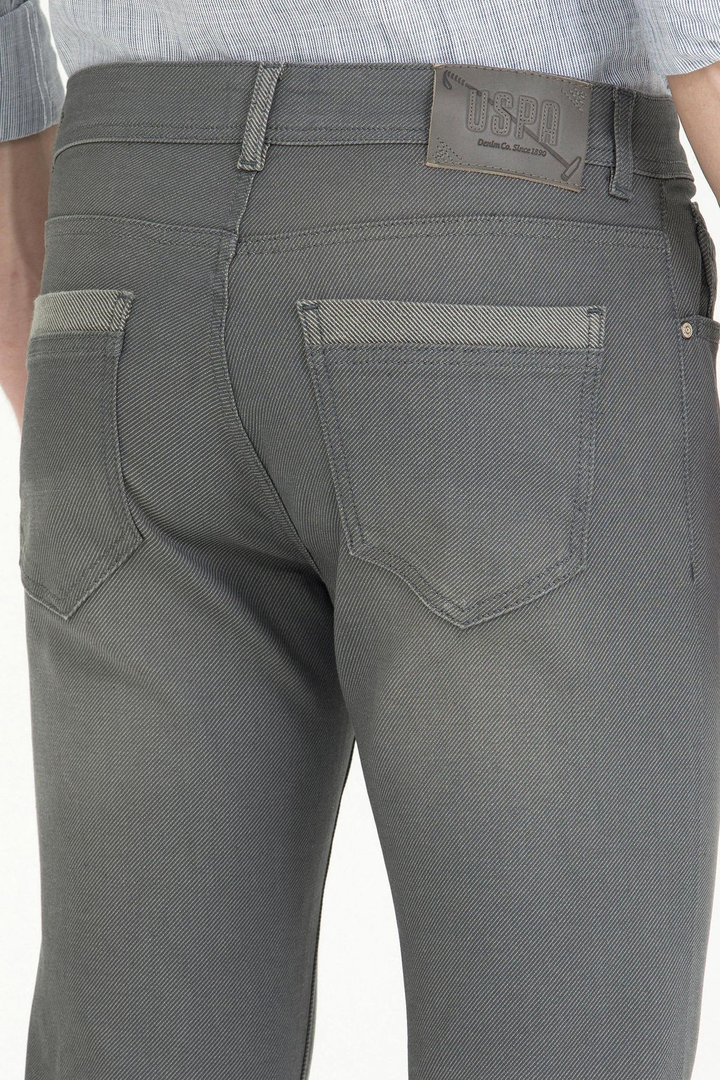 U. S. Polo Assn / Мужские серые джинсовые брюки - U.s. polo assn фото 7