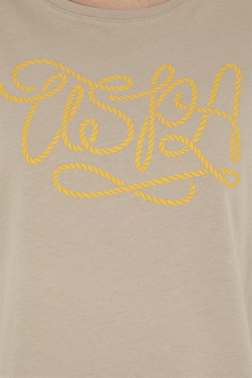 Женская футболка светло-хаки - U.s. polo assn фото 7