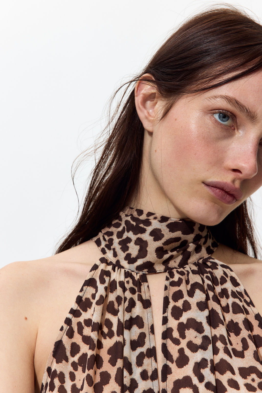 Top de gasa con cuello fular - H&m фото 4