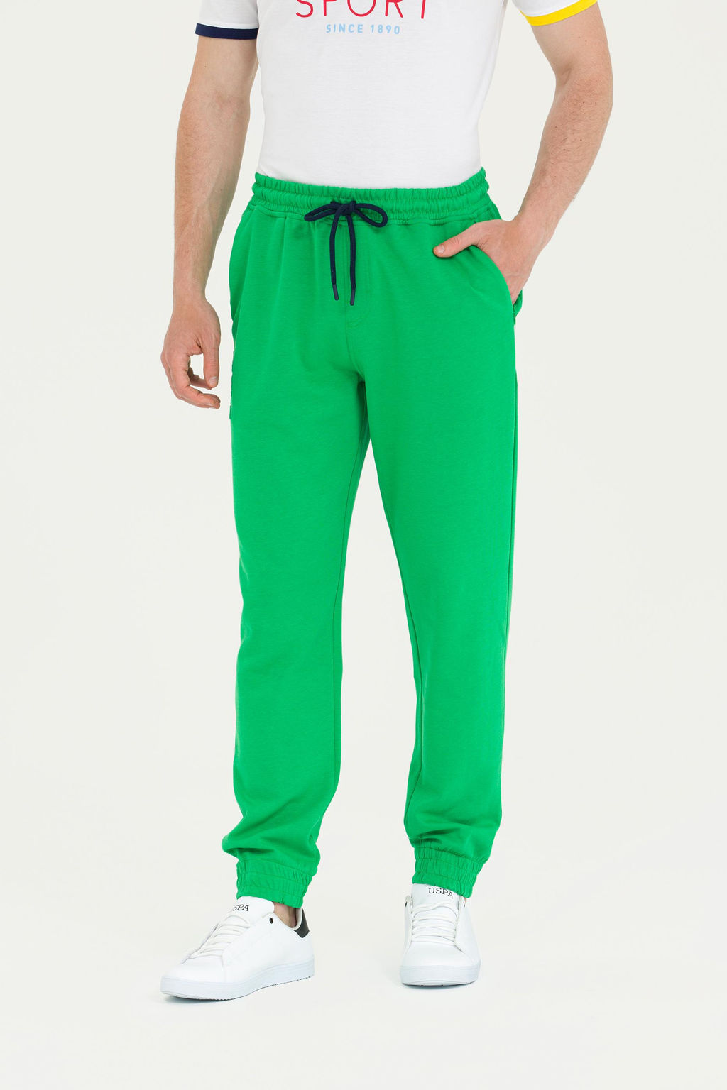 U. S. Polo Assn Мужские зеленые спортивные штаны - U.s. polo assn фото 14