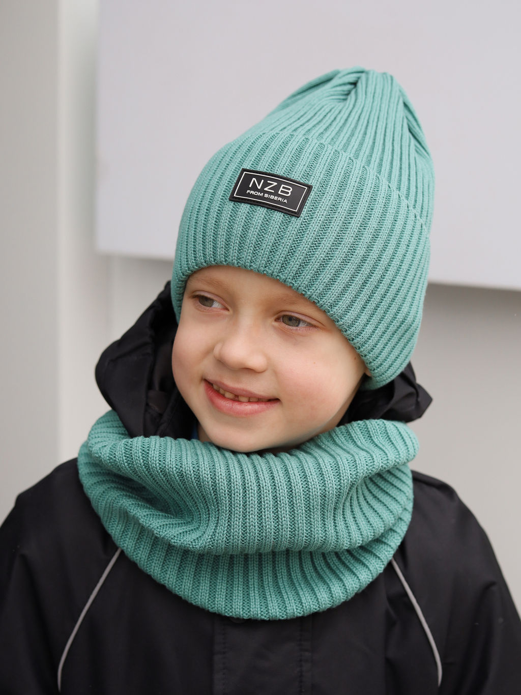 Шапка тыковка, нефрит - Inzibe фото 3