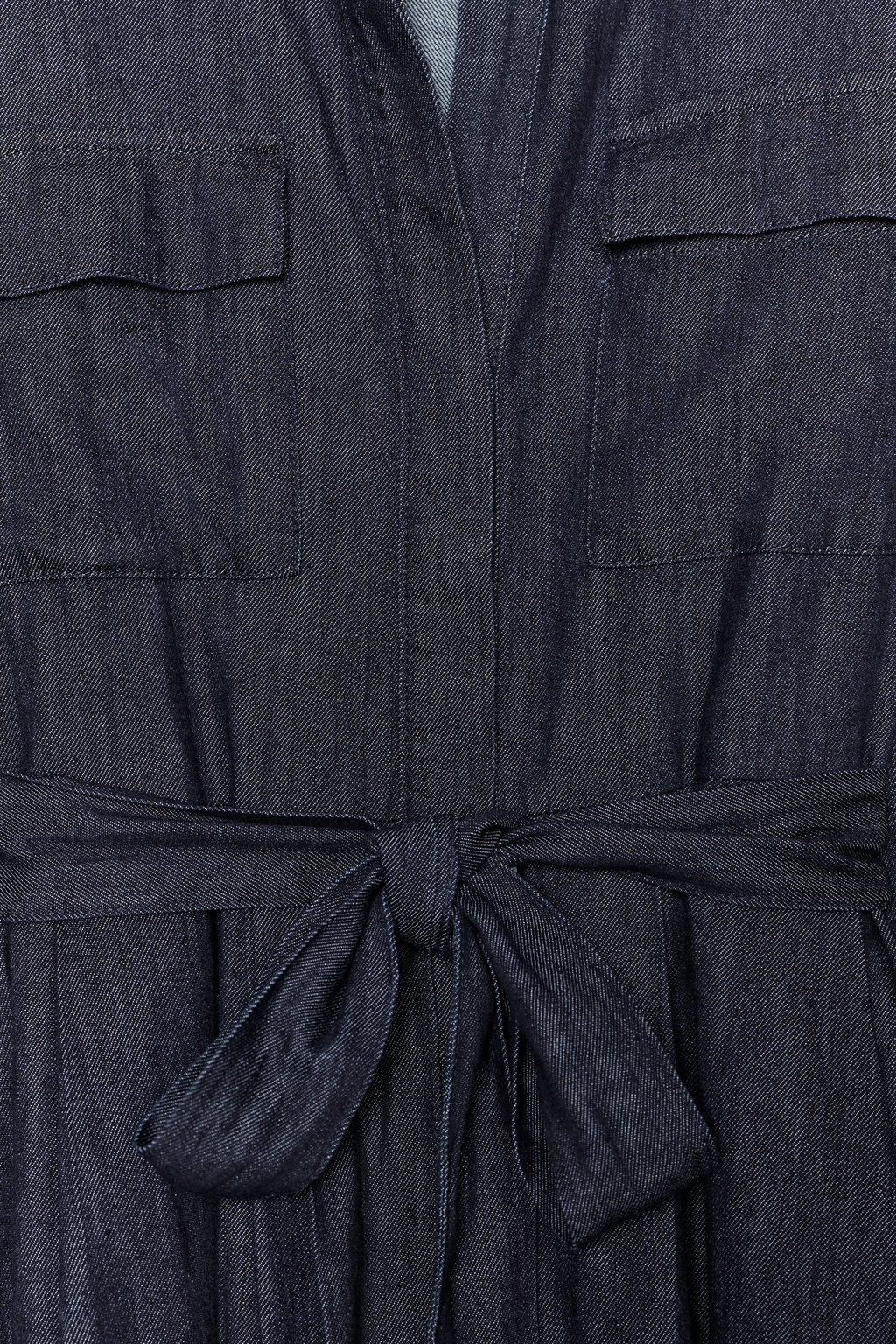 ZW COLLECTION DENIM BELTED DRESS - Zara фото 7