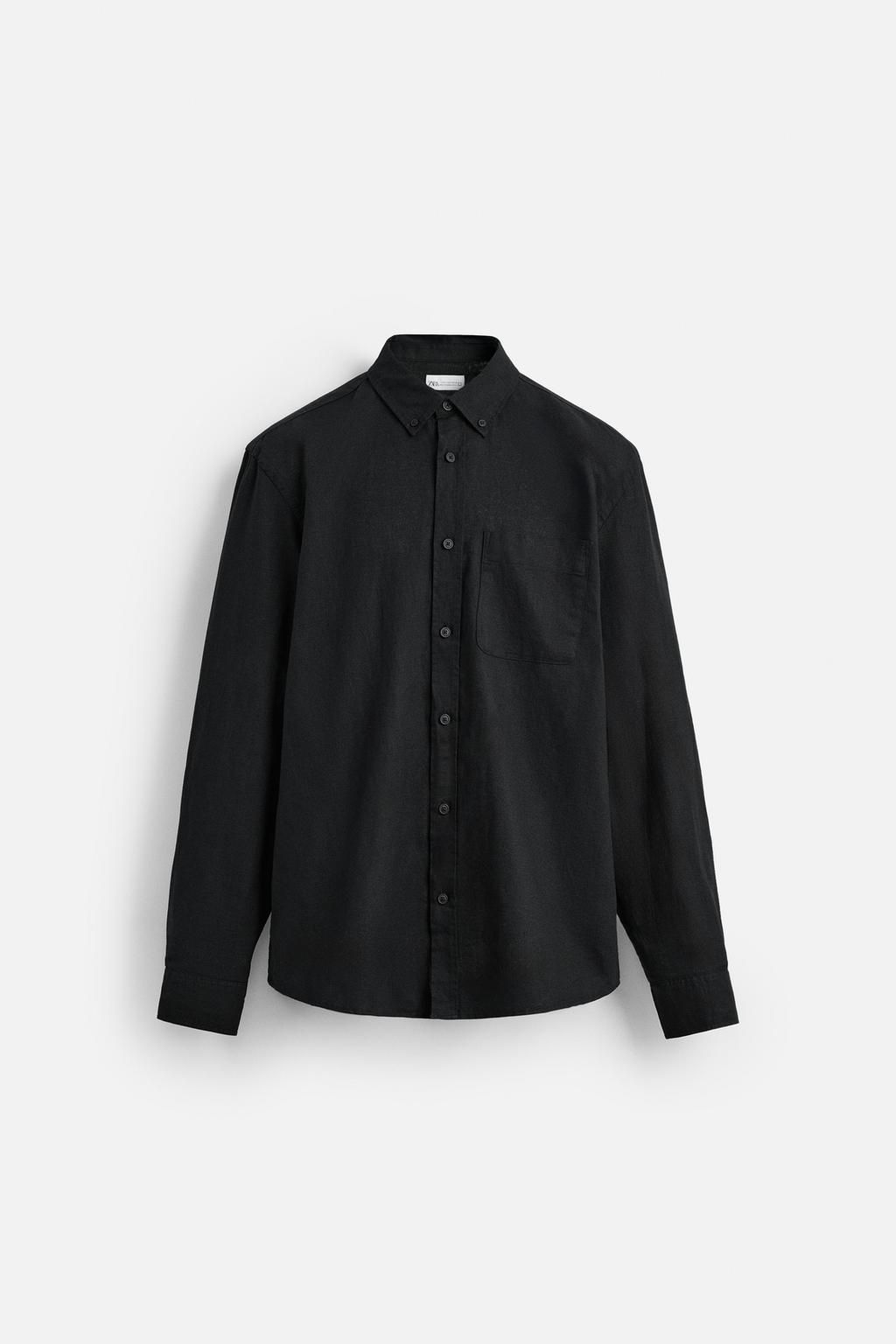 LINEN/COTTON SHIRT - Zara фото 7