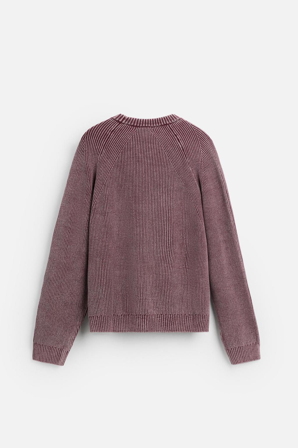 FADED TEXTURED SWEATER - Zara фото 24