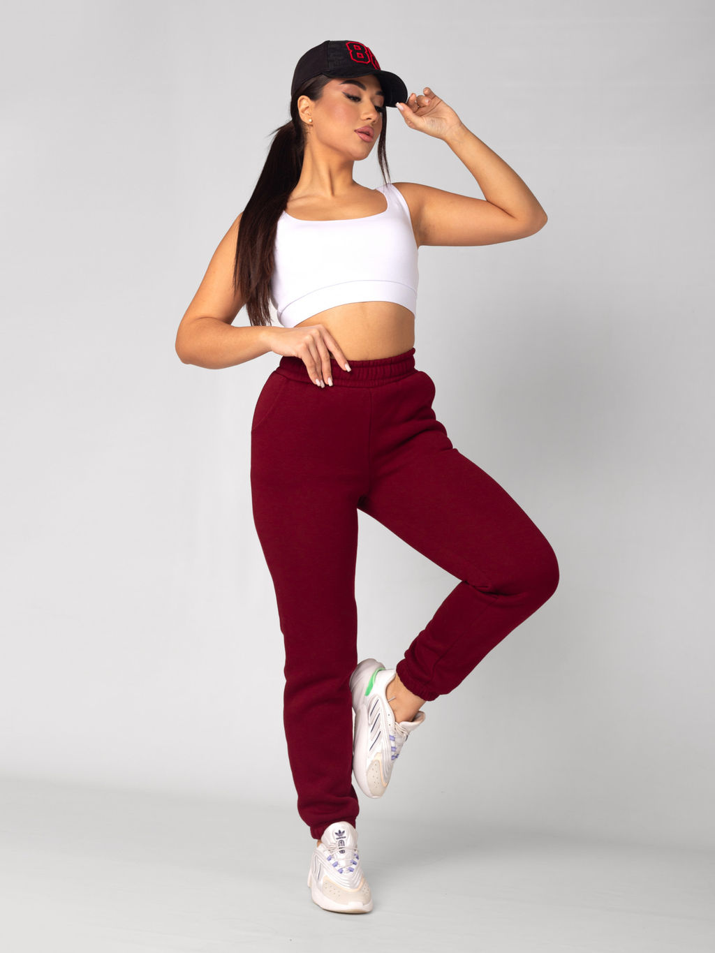 Брюки женские футер начес 3-х нитка пенье РОКСИ БОРДО - Domtrik фото 5