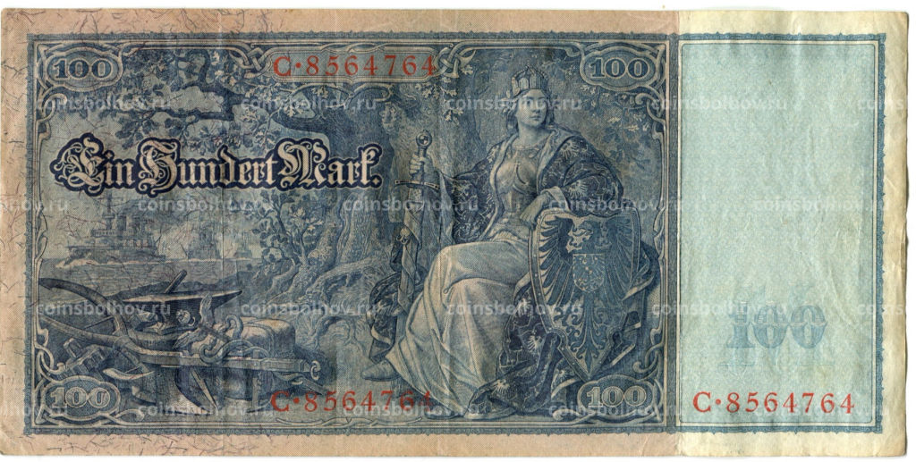 100 марок 1910 года Германия