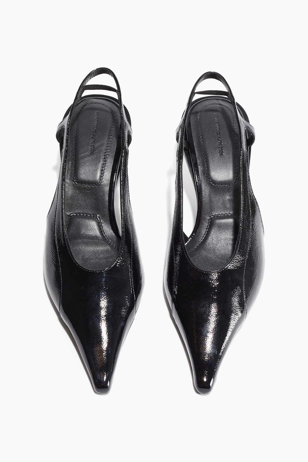 Salones destalonados de piel con tacon kitten - H&m фото 4