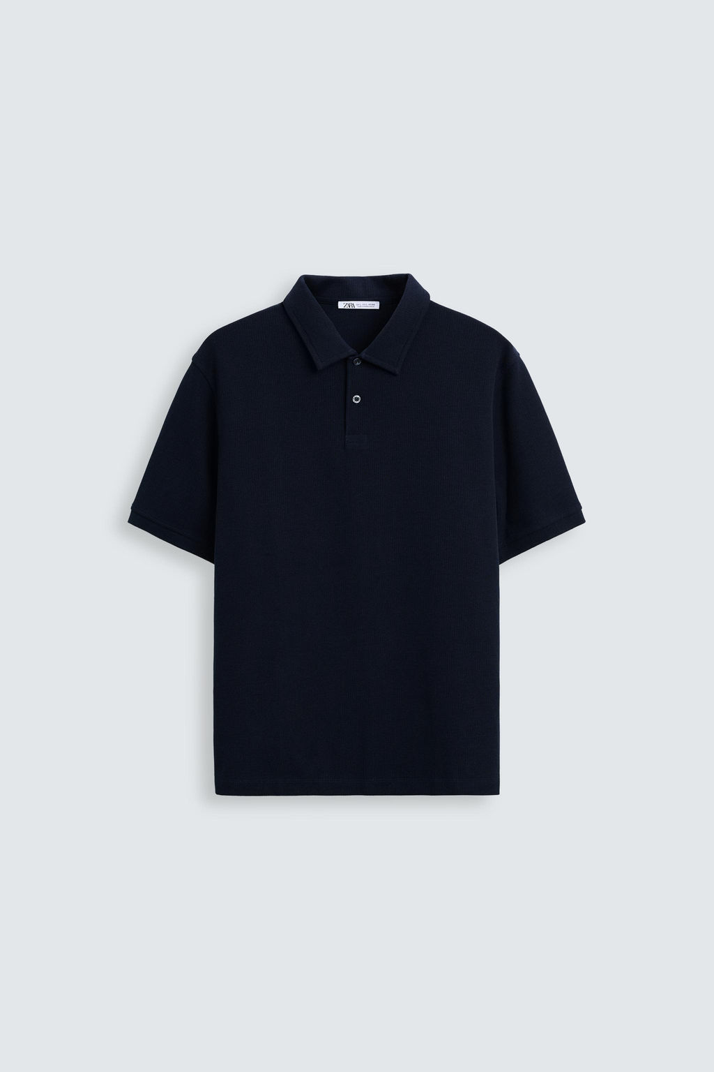 BASIC TEXTURED POLO SHIRT - Zara фото 7