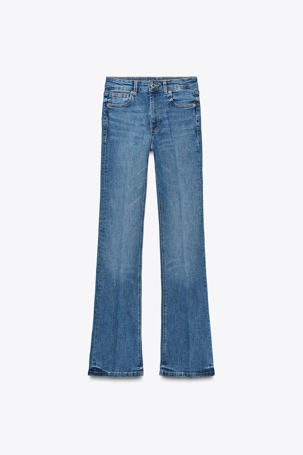 ZW COLLECTION BOOTCUT FULL LENGTH MID-WAIST JEANS - Zara фото 18