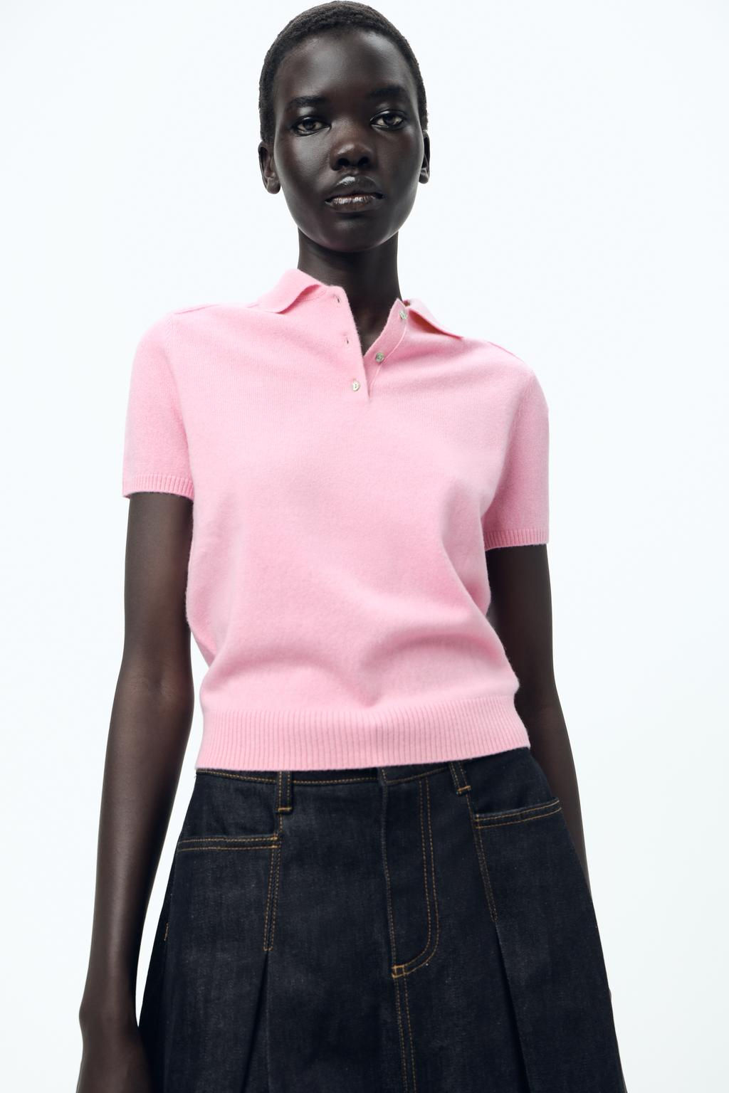 BASIC 100% WOOL POLO SHIRT - Zara фото 2