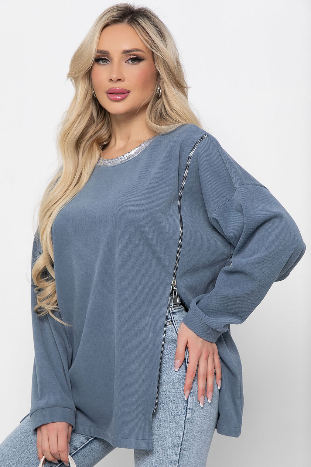 Джемпер Мэйт (джинс) Б8629 - Lt collection фото 5