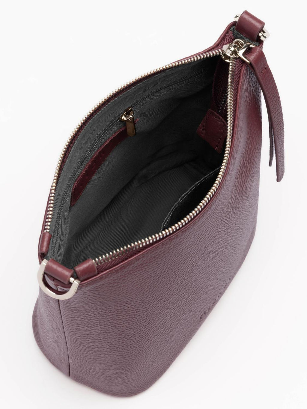 Женская кожаная сумка Richet 3245LN 853 Бордовый