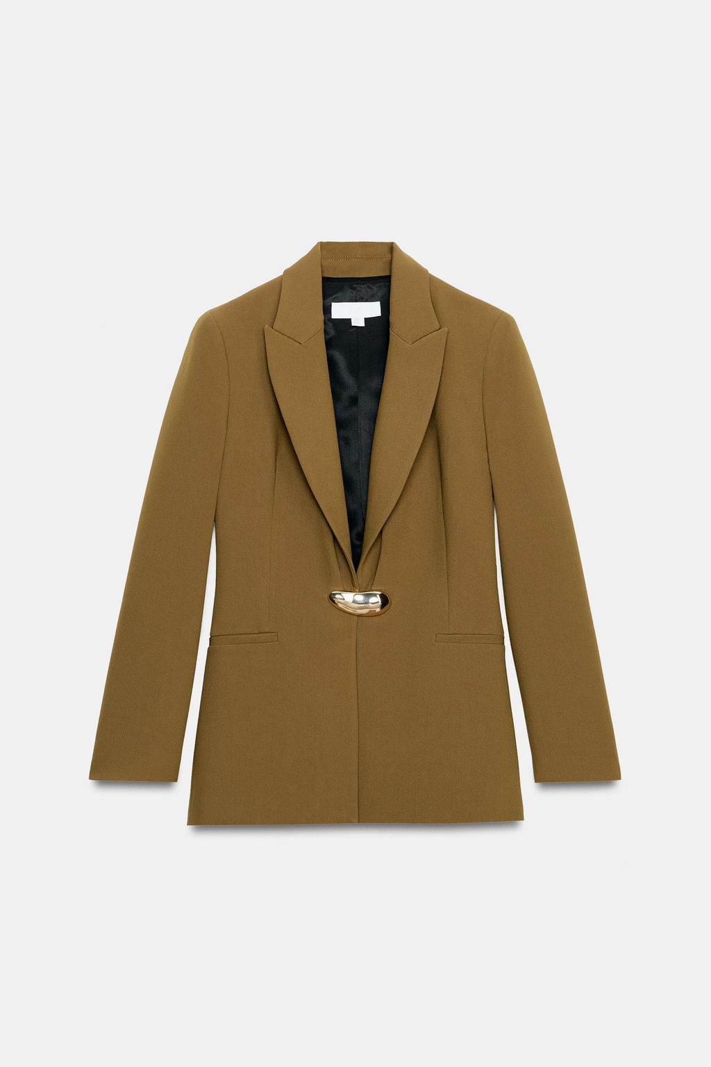 FITTED BLAZER WITH GOLDEN HARDWARE - Zara фото 16