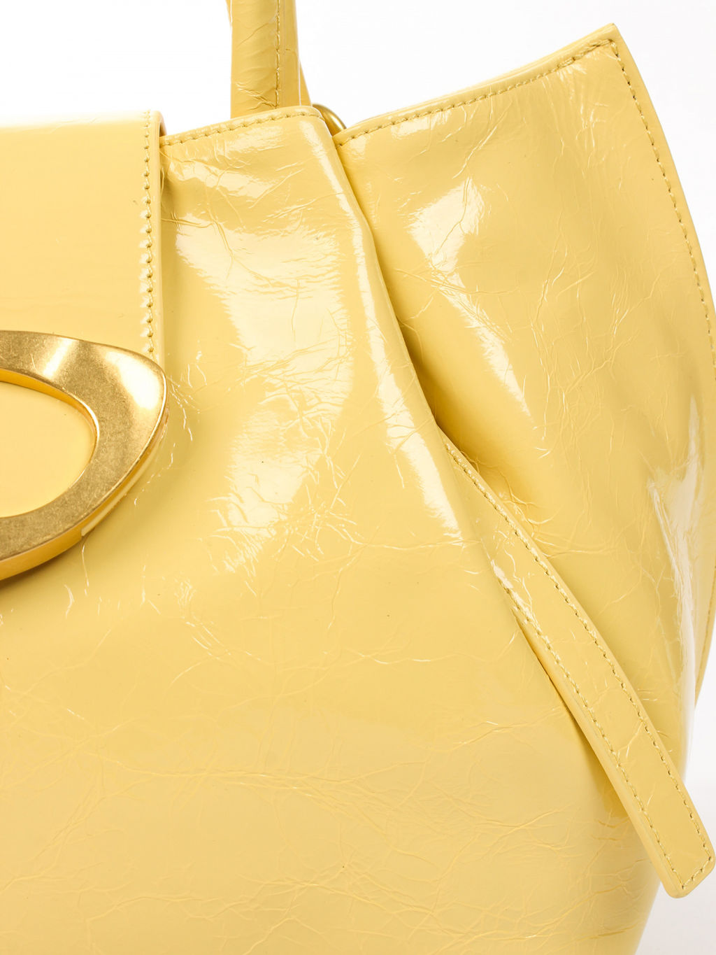 LACCOMA сумка АУ4382-4-желтый натуральная кожа хлопок