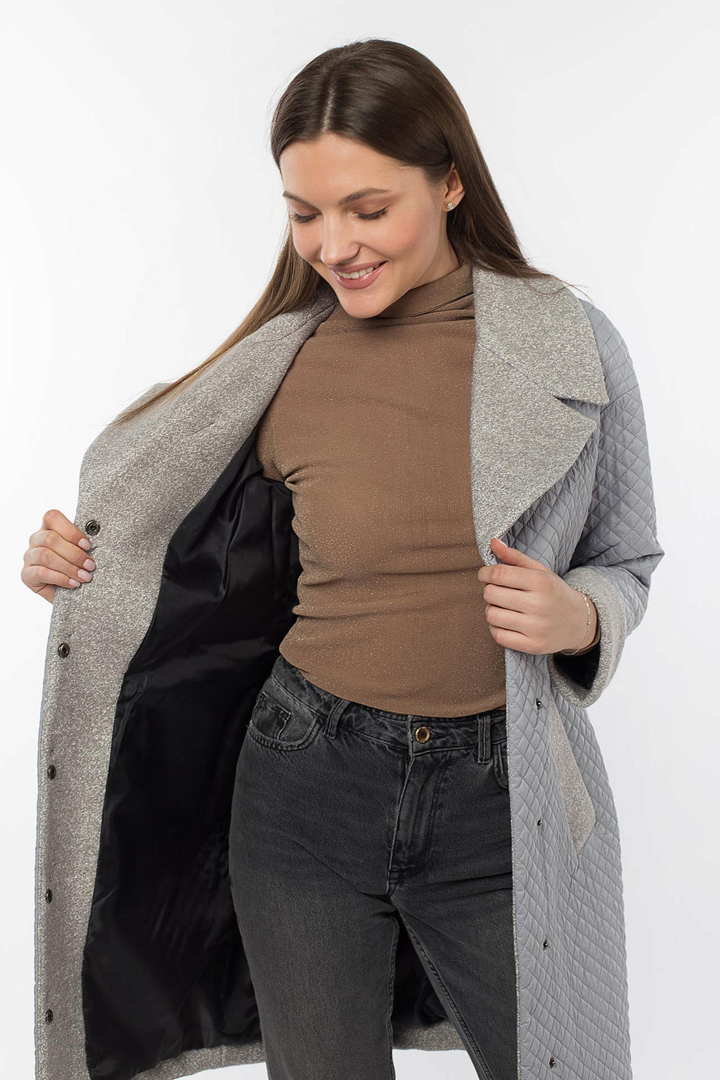 Пальто женское демисезонное Amalgama - Империя пальто фото 6