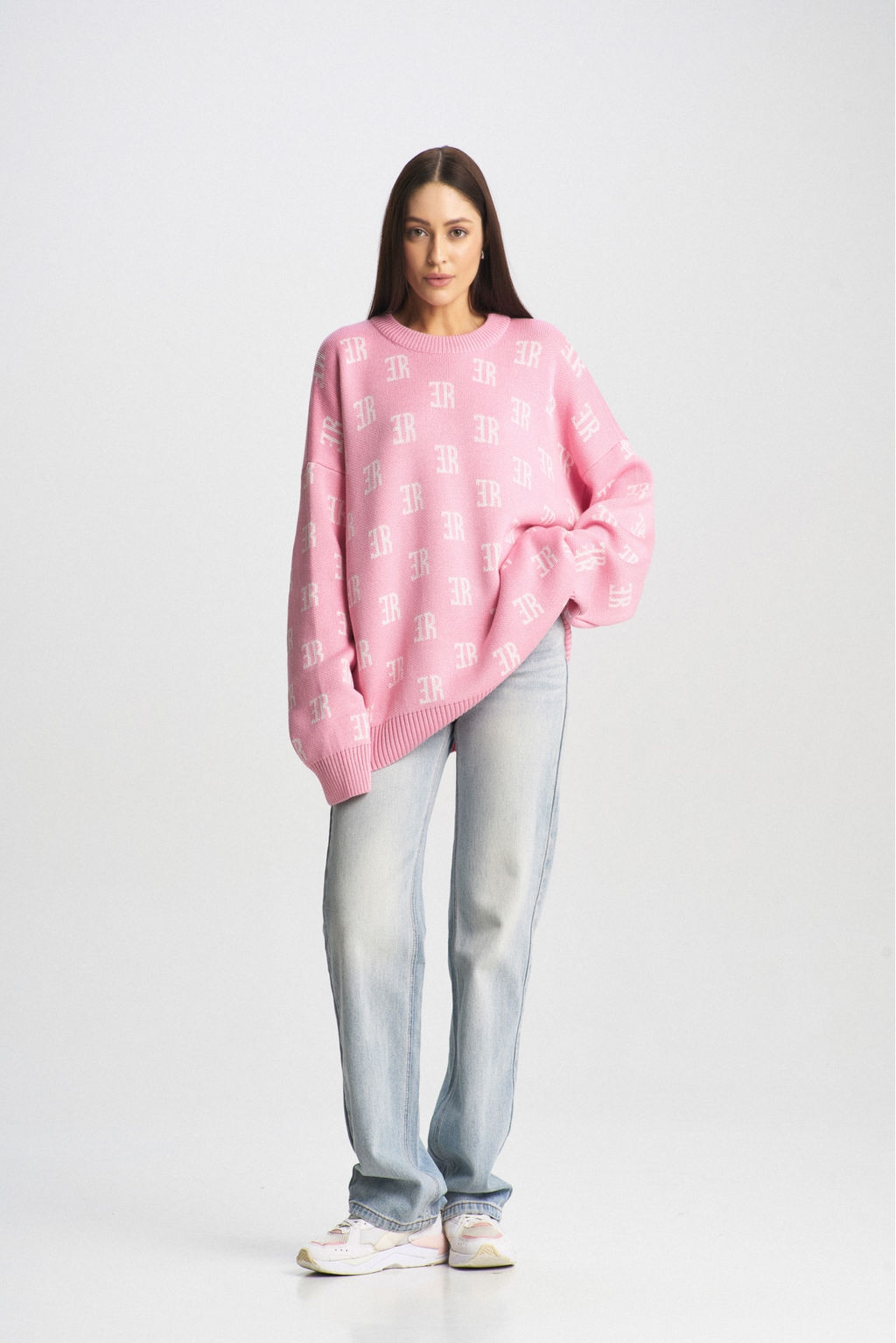 Джемпер Cotton Jacquard Pink
