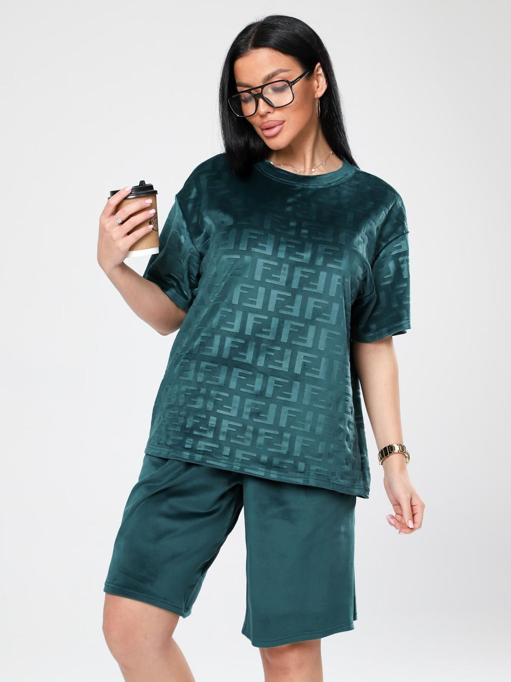 IV-CAPRIZ Чиэра-Жаккард - костюм из велюра с лайкрой  фото 6