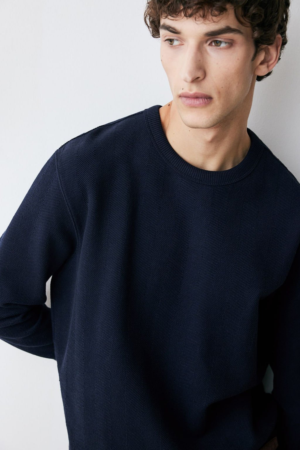 Sudadera con diseno de espiguilla Regular Fit - H&m фото 2