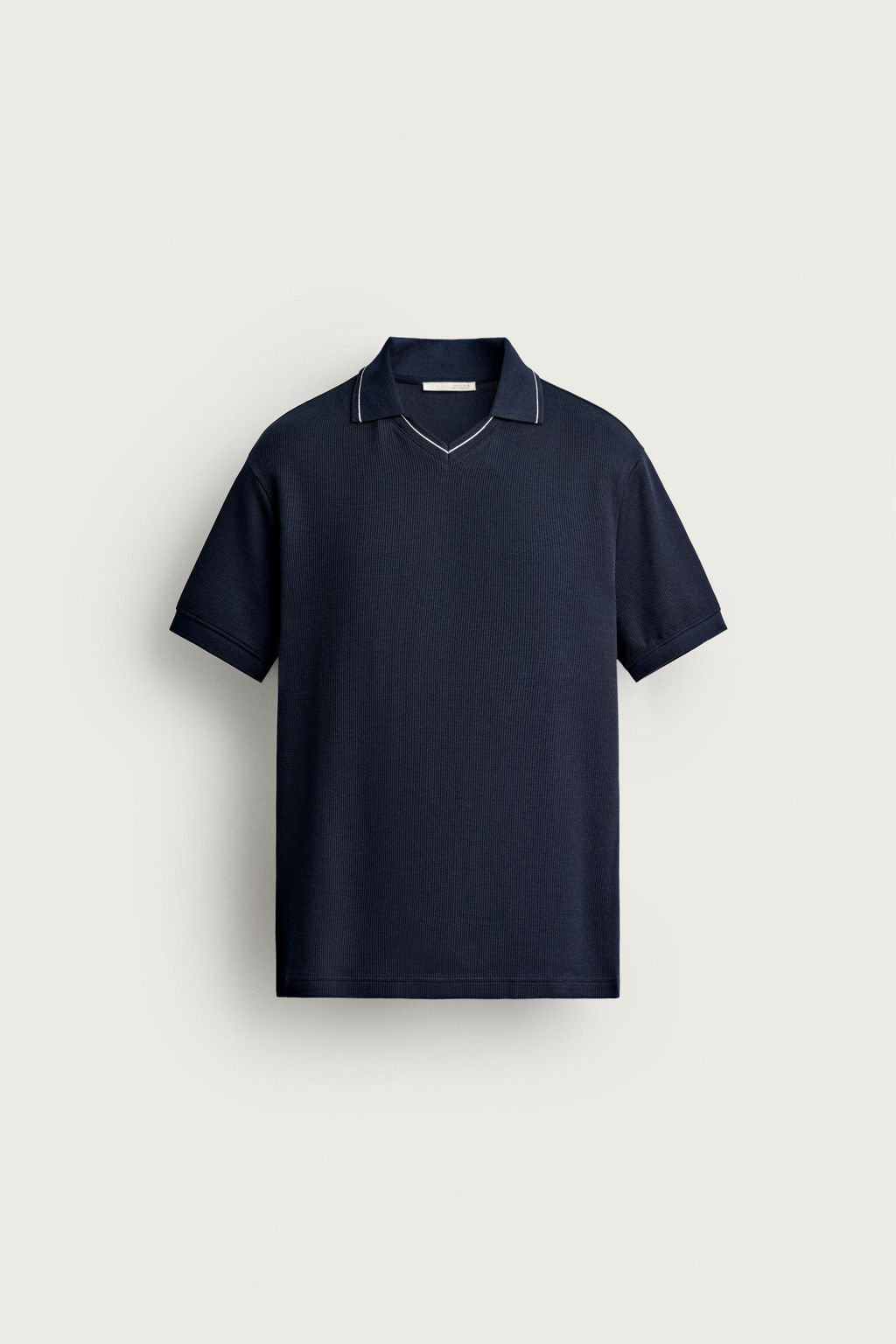 POLO REGULAR FIT CONTRASTE / Marino - Zara фото 7