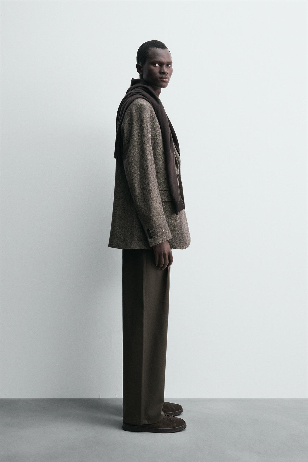 STRUCTURED REGULAR FIT BLAZER - Zara фото 4