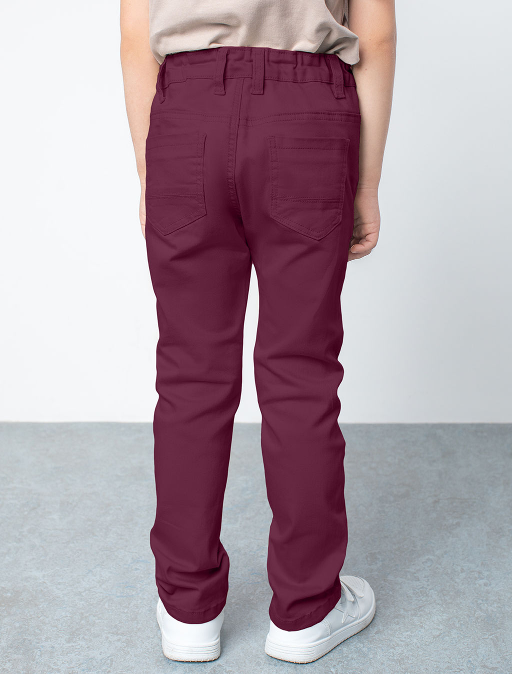 VILATTE / Брюки из хлопкового твила с эластаном для мальчика  фото 4