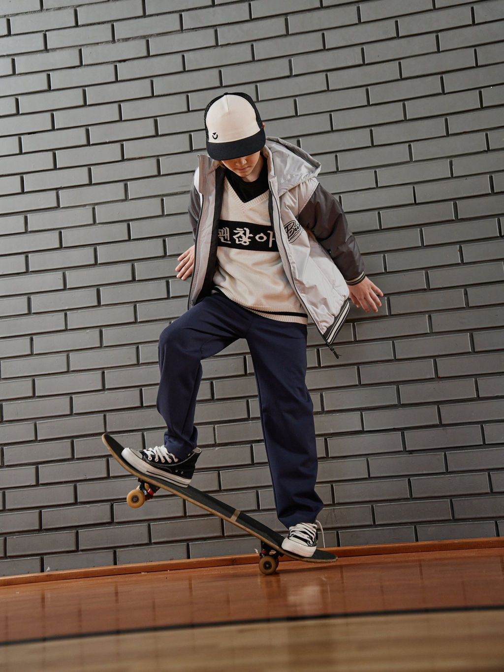 Джемпер вязаный Мне ок с принтом 7+ - Bungly фото 15