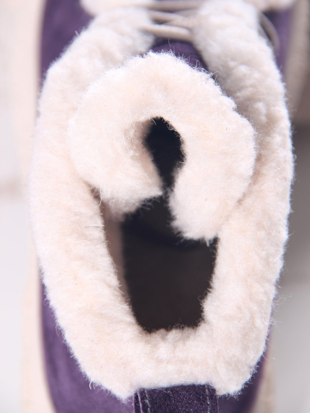 Ботинки 308.агатаw.Сливовая замша з/шерсть