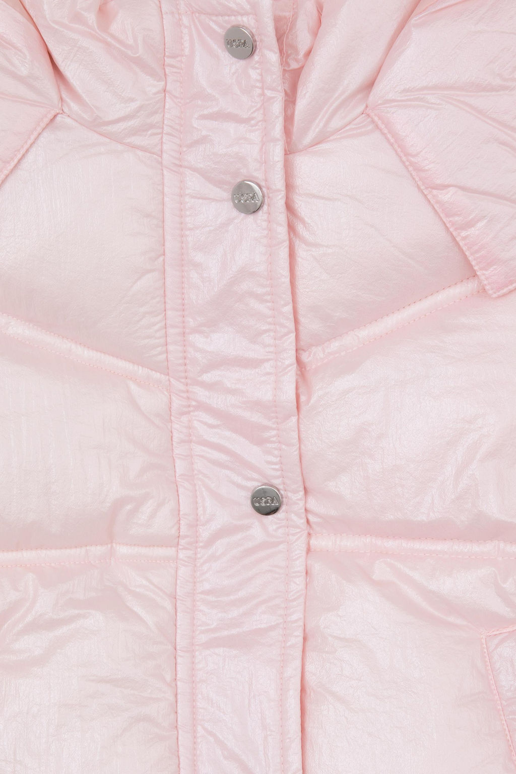 K_z _ocuk A__k Pembe Kap__onlu Mont Sepette S_rpriz _ndirim - U.s. polo assn фото 3