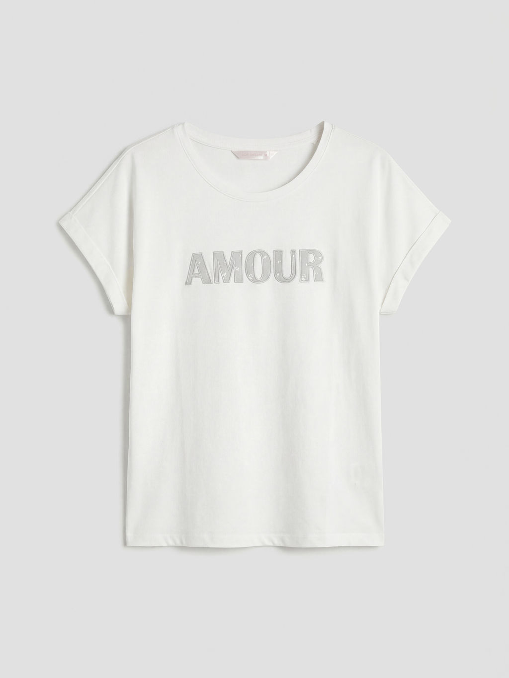 Bisiklet Yaka Bask?l? Kad?n Pijama Tak?m?