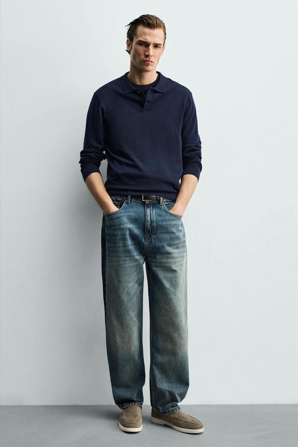 CASUAL LEATHER LOAFERS - Zara фото 9