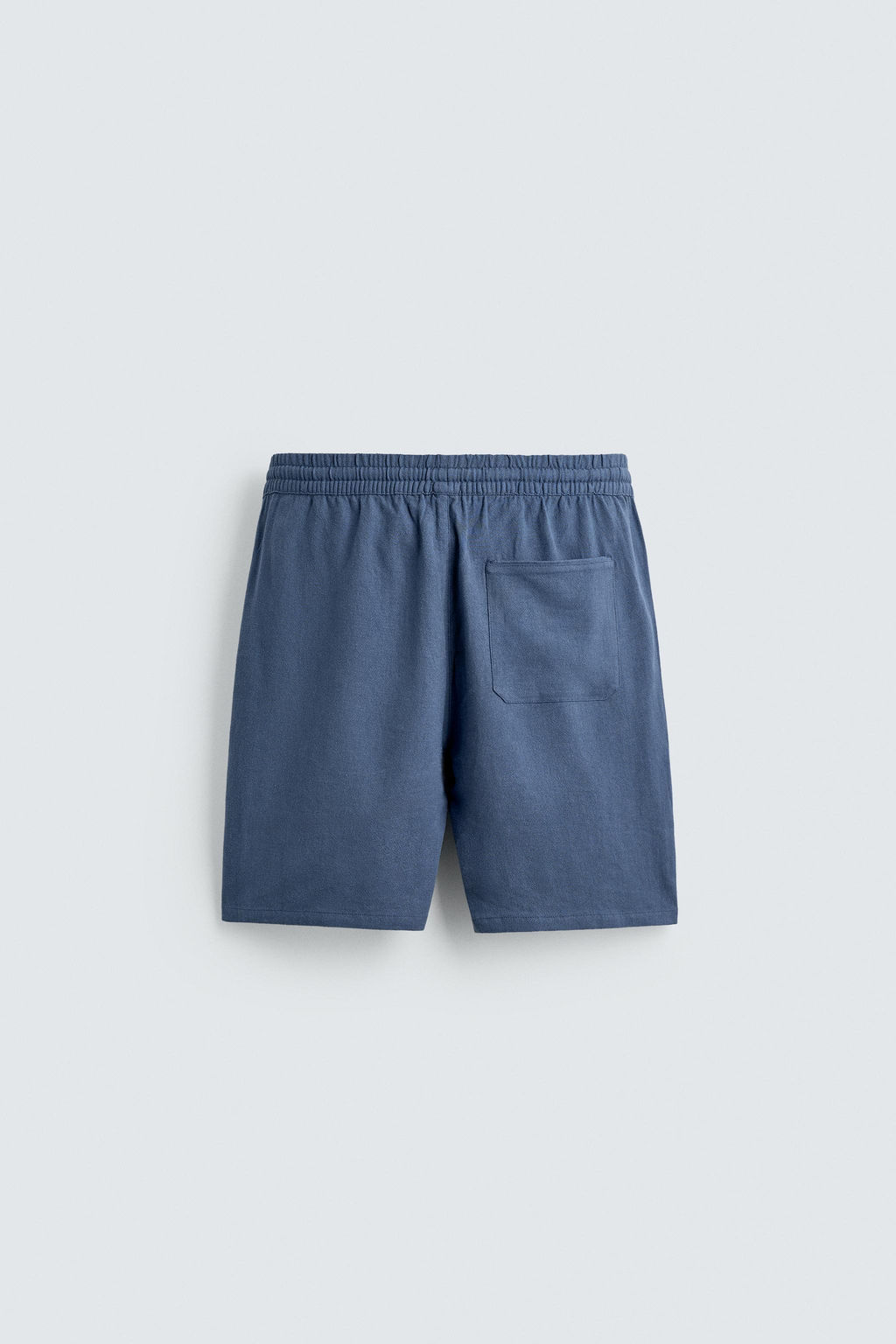 BERMUDA RELAXED FIT VISCOSA - LINO / Azul claro - Zara фото 8