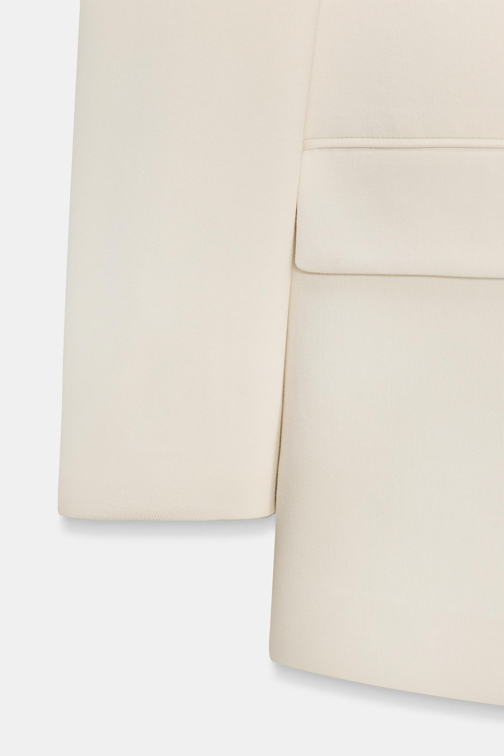 BLAZER CRUZADA OVERSIZE / Blanco roto - Zara фото 8