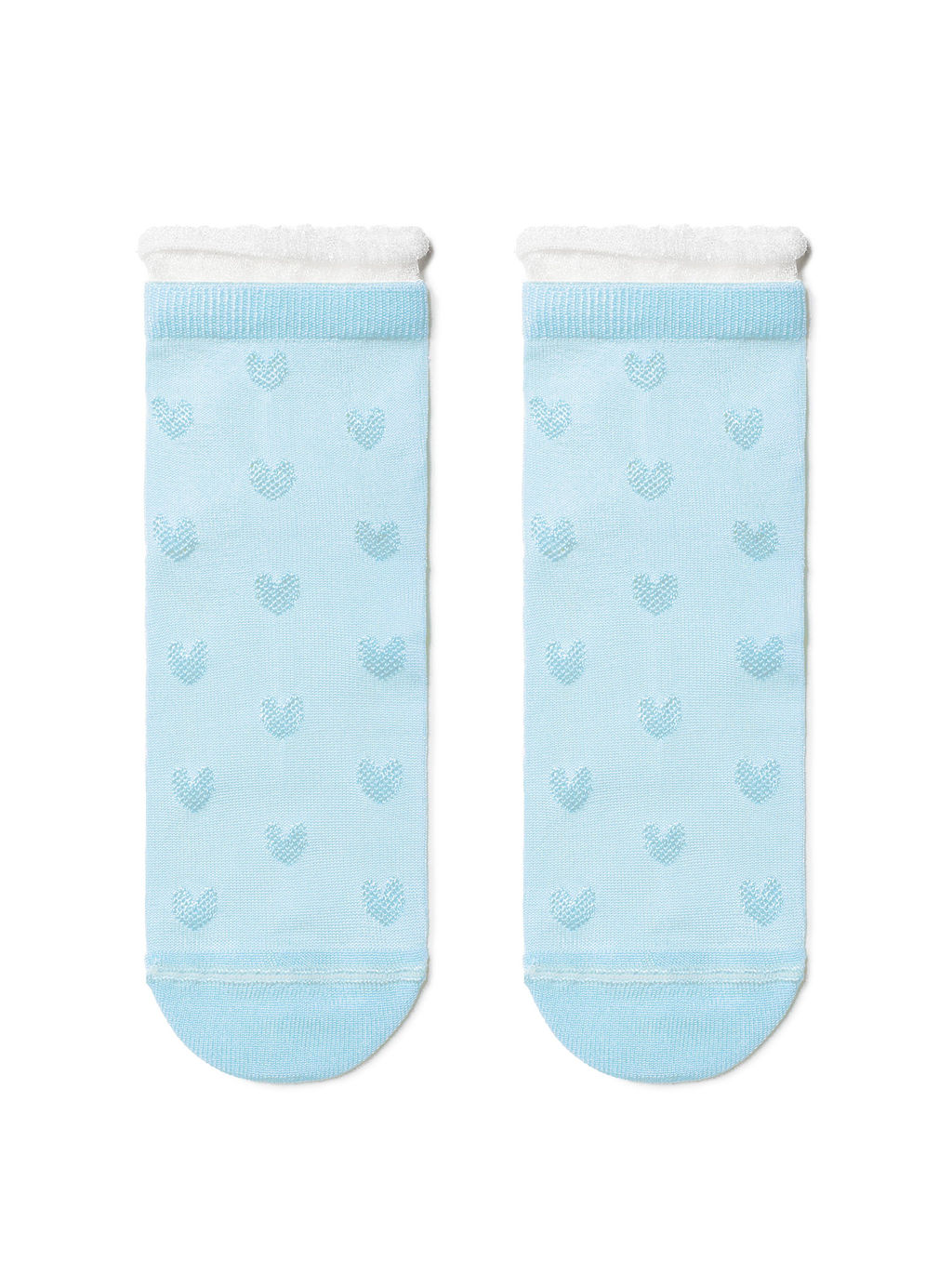 Цена за 2 пары Conte-Kids Носки TIP-TOP из вискозы с рисунками св.голубой