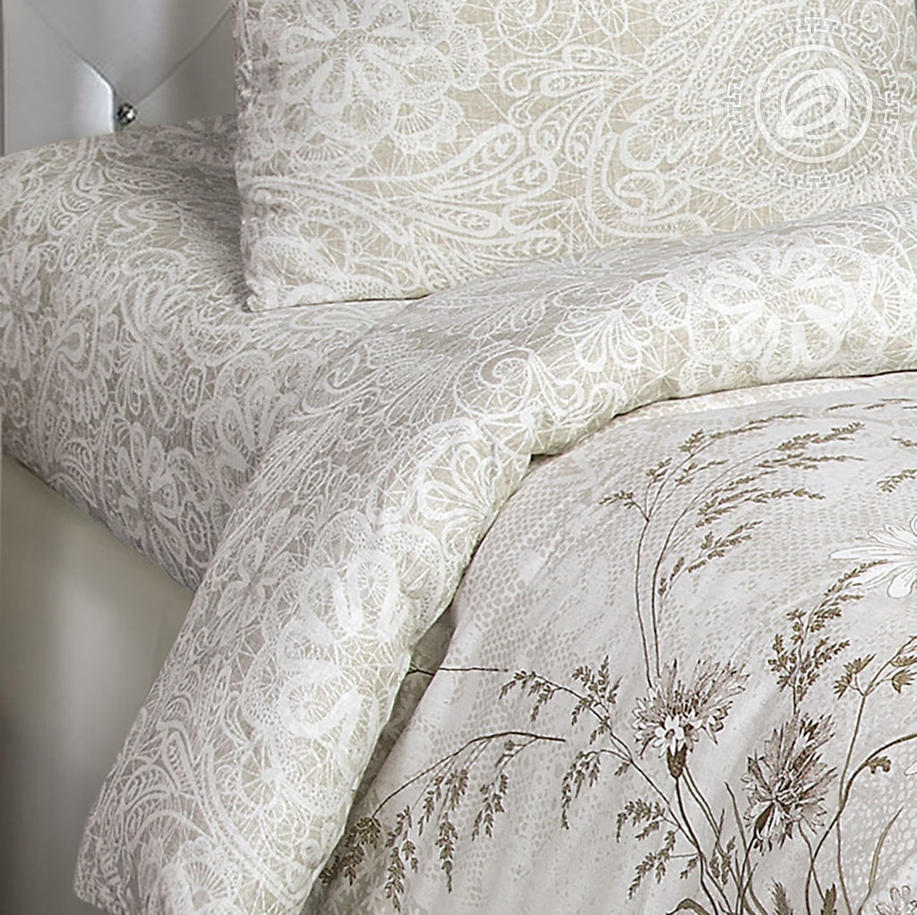 Постельное белье Адажио (поплин DE LUXE) Евро/Пододеяльник: 1 шт. - 215*200; Простыня: 1 шт. - 215*240; Наволочка: 2 шт. - 70*70; DE LUXE - Артпостель фото 3