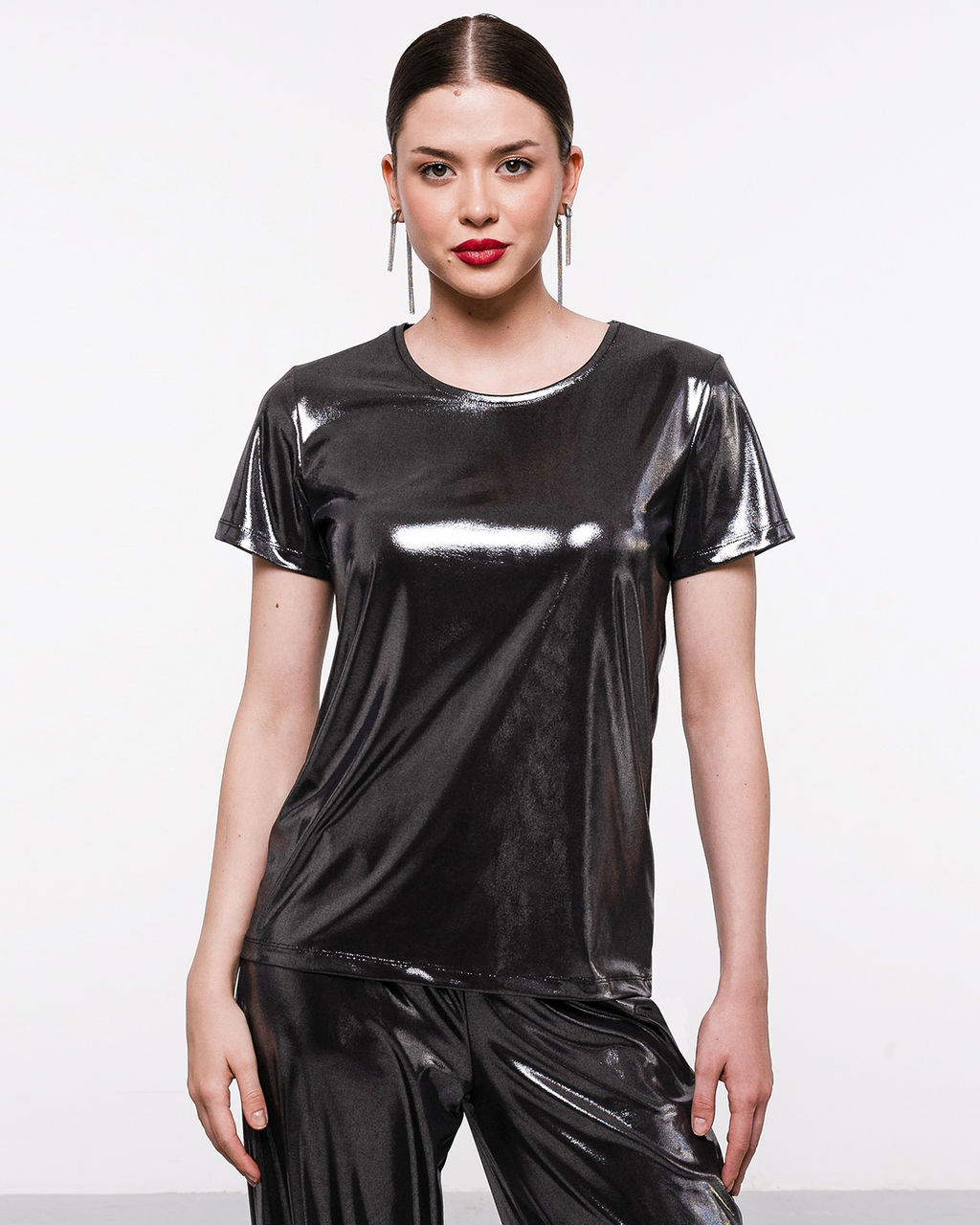 авторская футболка трикотаж валенсия металлик - Sahar art lab фото 2