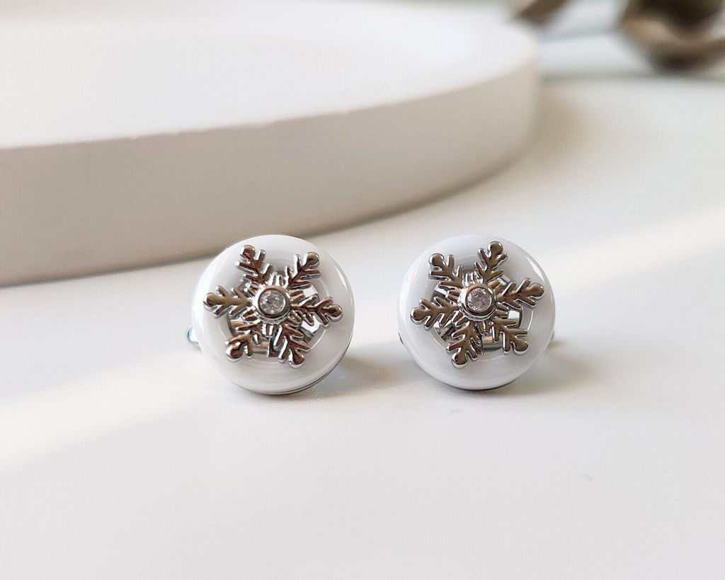 Серьги с керамикой