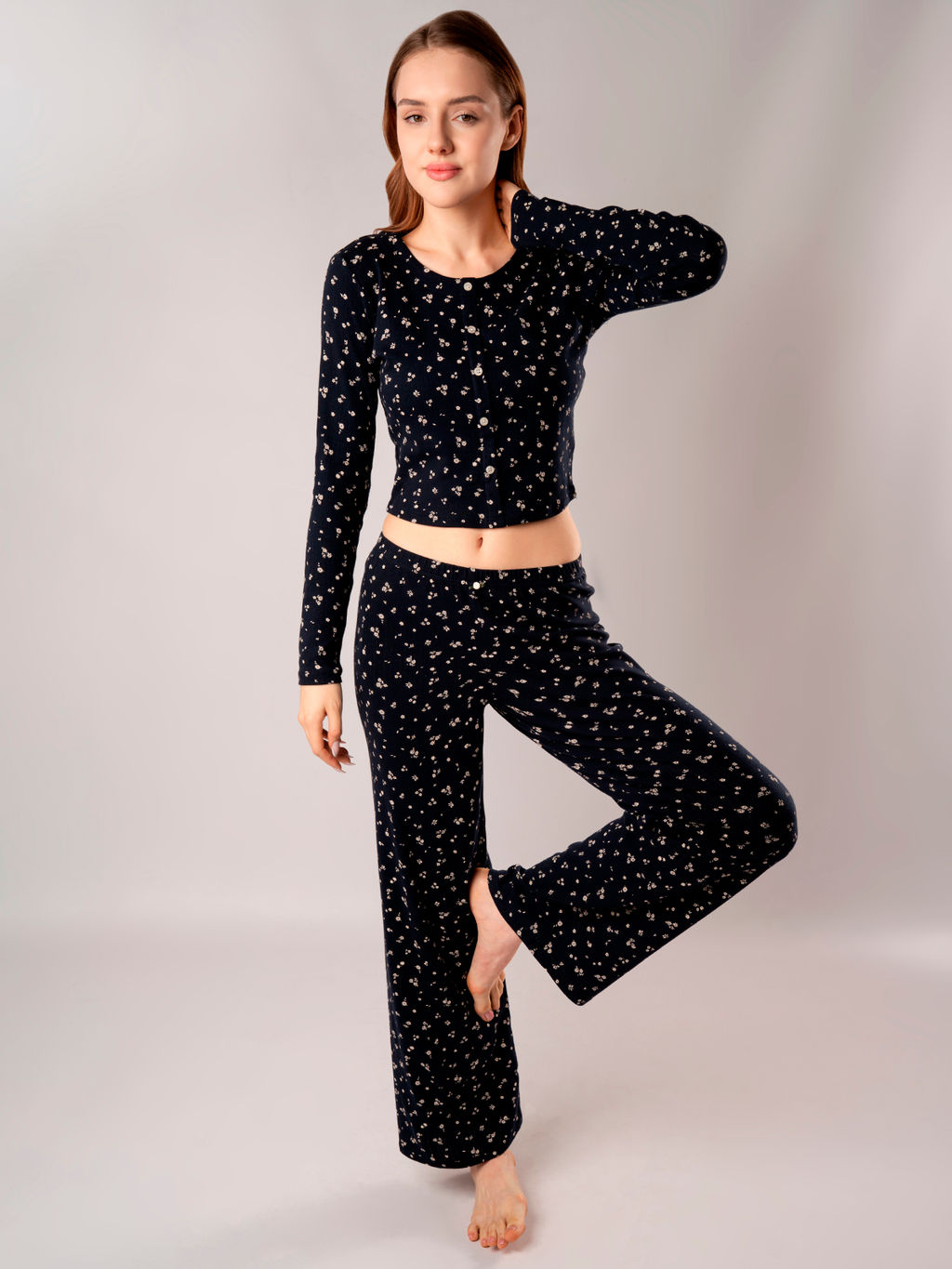Женская пижама (ДЛ.рукав+брюки) (Арт. 5152TCC) - Indefini фото 6