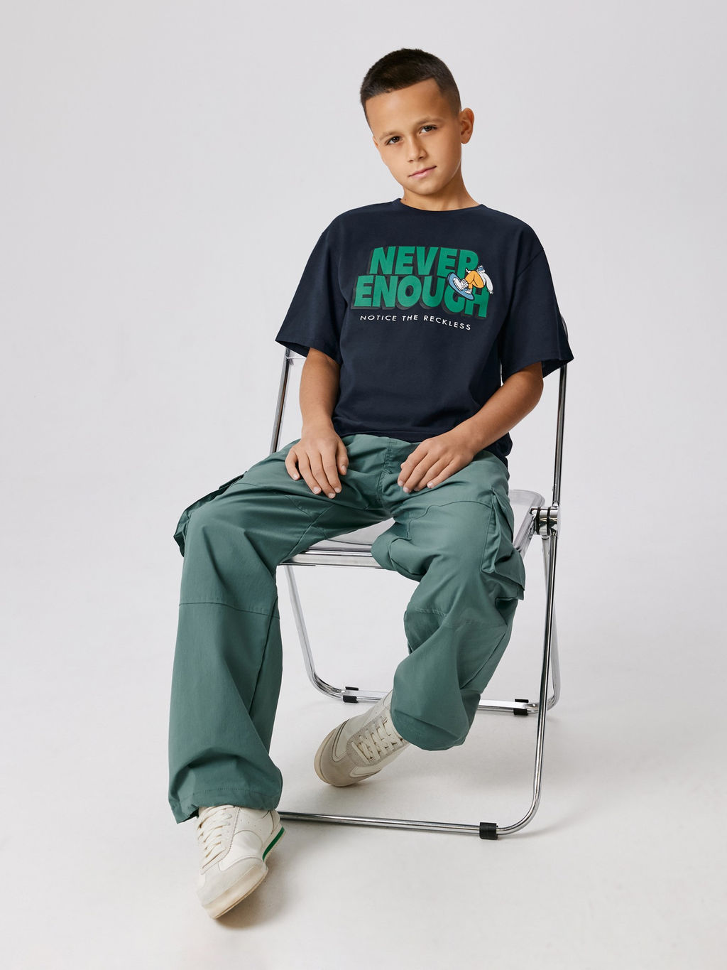 ACOOLA / Футболка детская для мальчиков Vedder темно-синий  фото 3