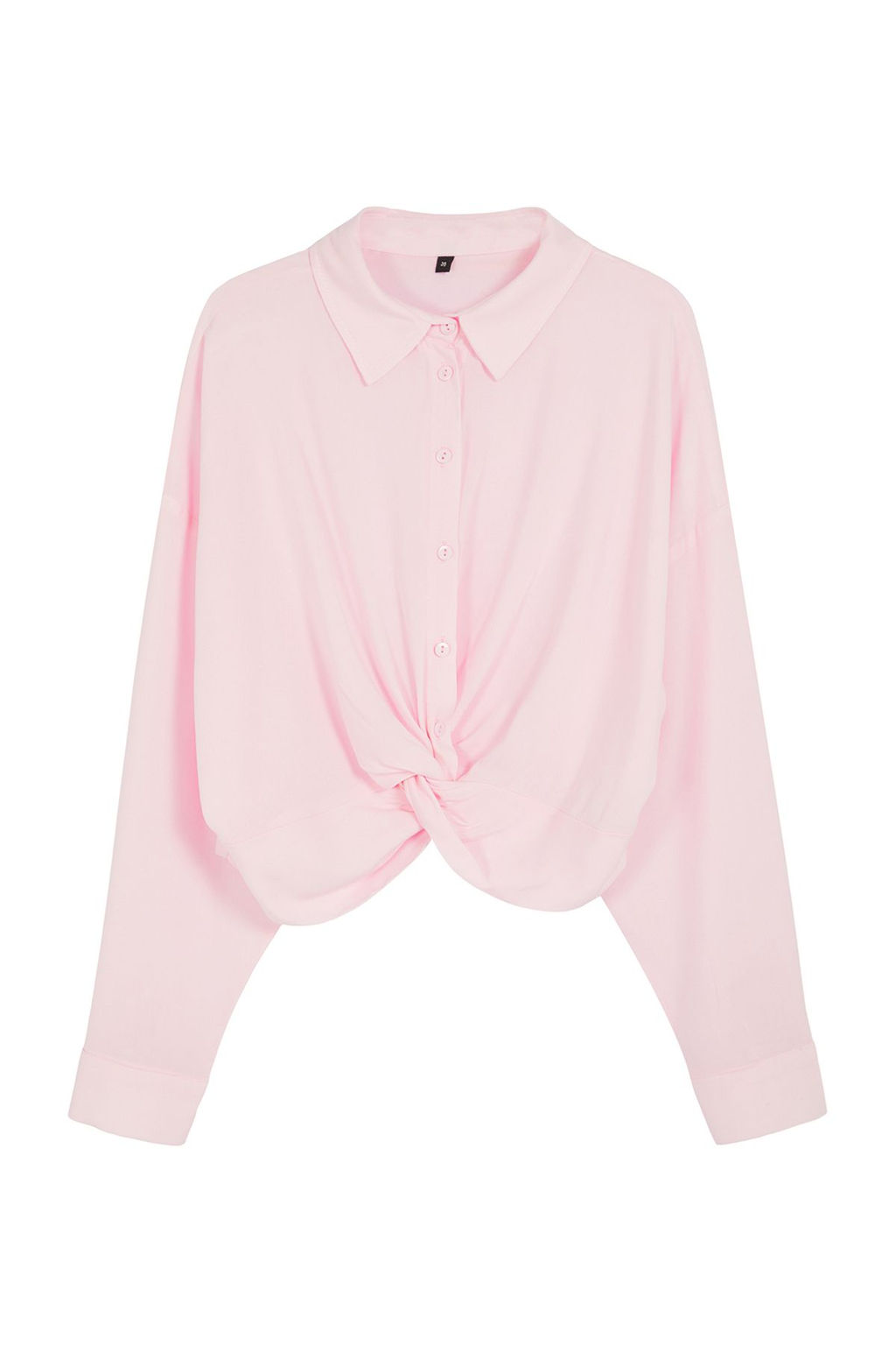 Pembe Dugum Detayl? Crop Dokuma Bluz TWOSS23BZ00442 - Trendyolmilla фото 6