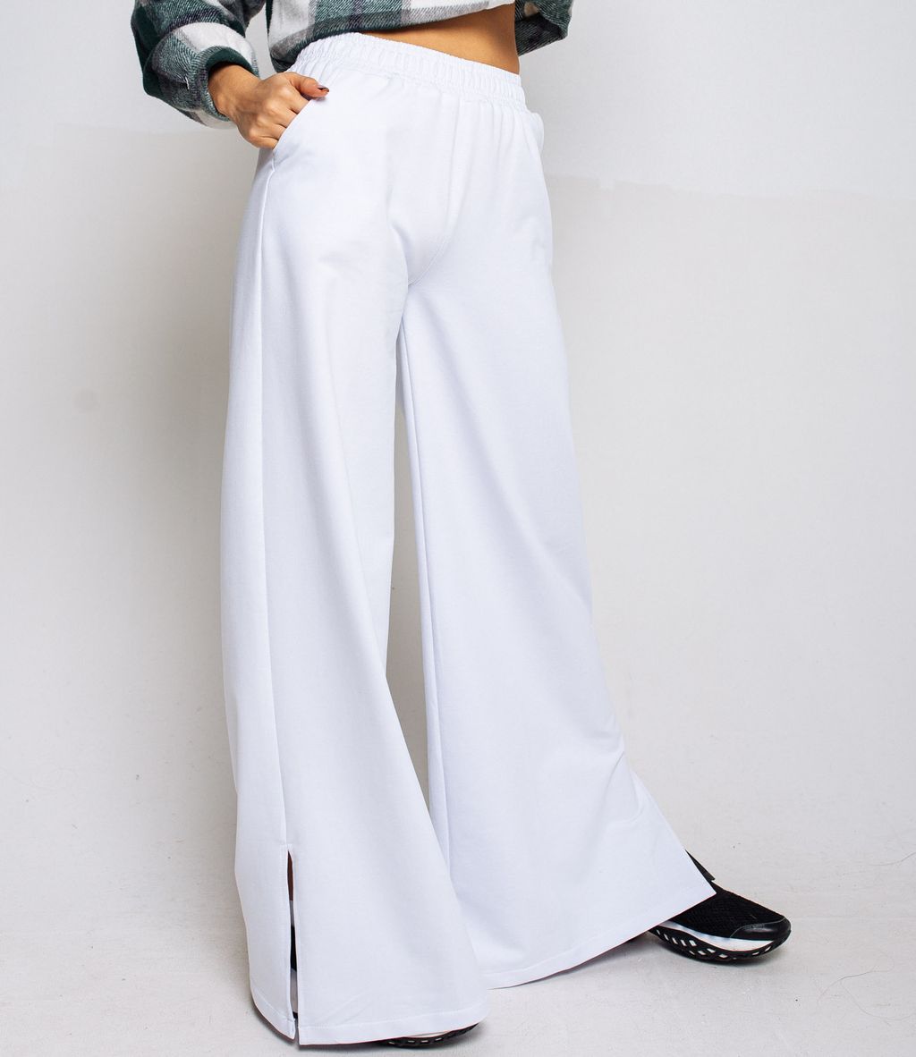 Спортивные брюки #БШ1596, белоснежный - Dommod фото 4