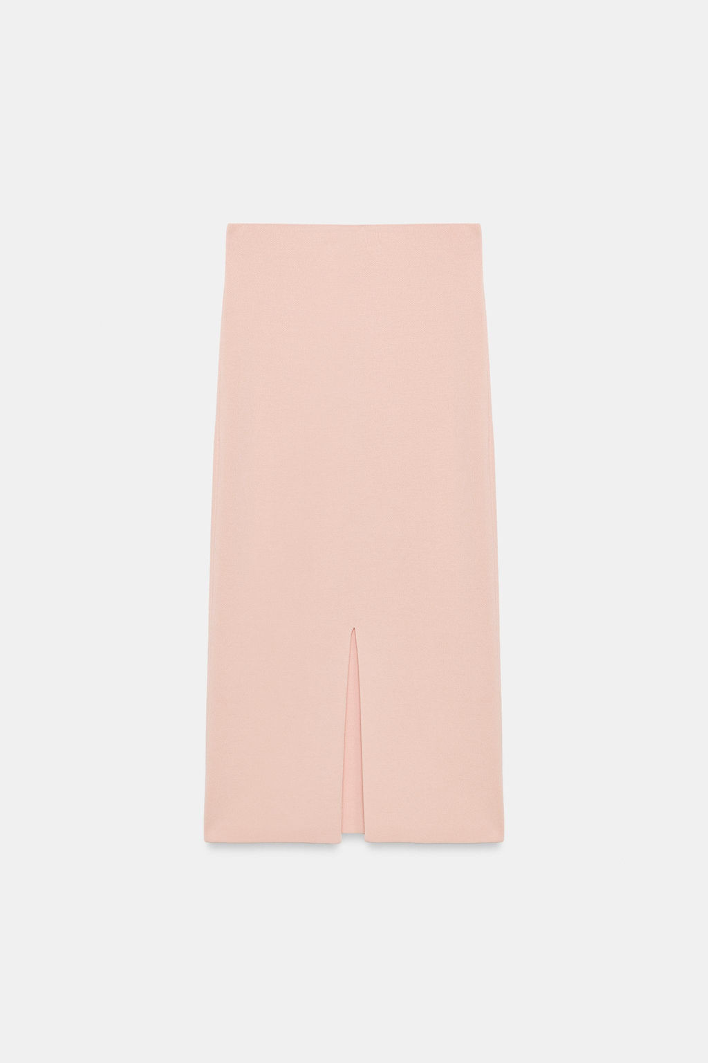 FALDA MIDI PUNTO / Rosa pastel - Zara фото 4