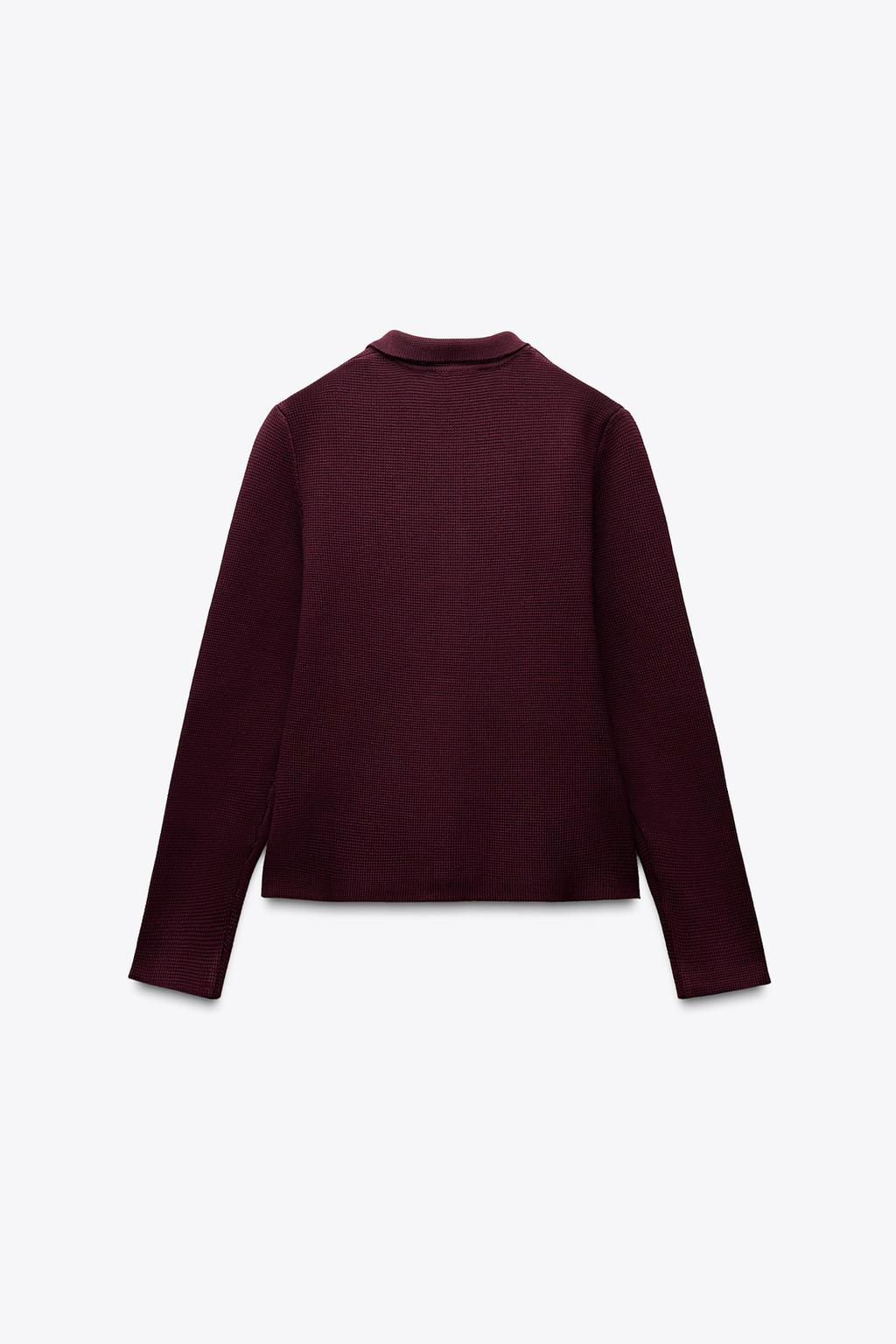 BUTTONED KNIT CARDIGAN - Zara фото 12