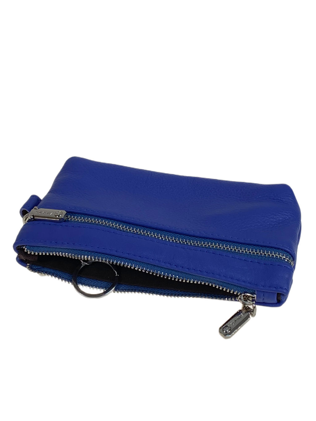 Женский кошелёк из натуральной кожи, цвет синий - Greta фото 2